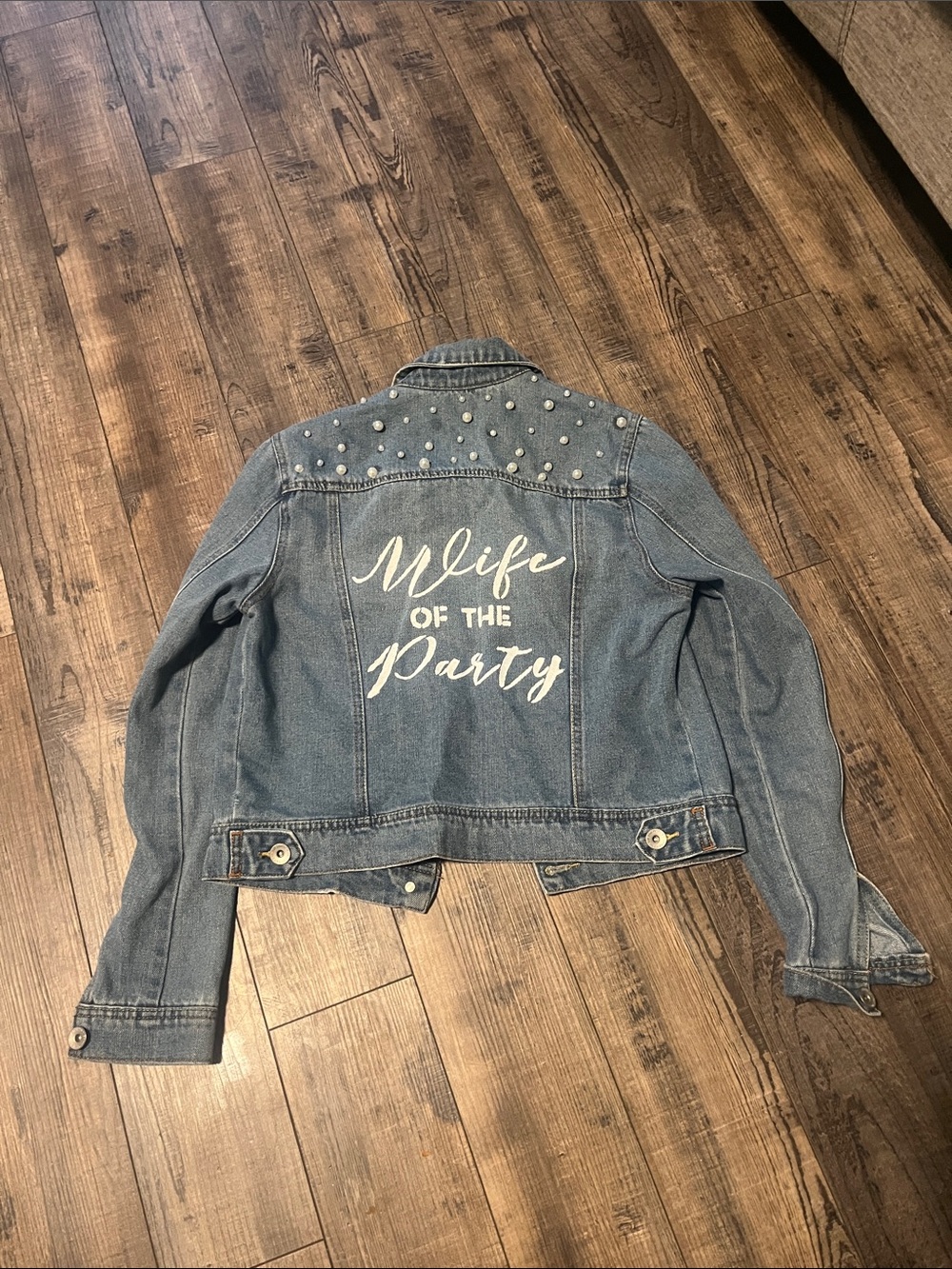 Wife of the party pearl jean coat